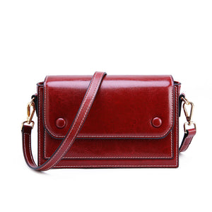 Amethyst AB63 Leather Single-shoulder bag(two straps)/Handbag-Multiple colors