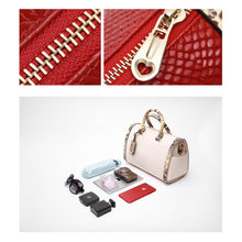Load image into Gallery viewer, Amethyst AA97 Luxury Snakeskin grain Leather Single-shoulder bag / Tote - Multiple colors