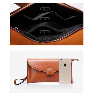 Amethyst AD95 Leather Elegance simplicity Shoulder bag- Multiple colors