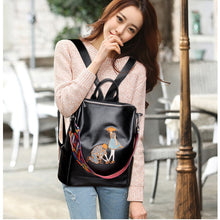 Load image into Gallery viewer, Amethyst M0410 Luxury Leather Single-shoulder bag / Backpack