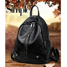 Load image into Gallery viewer, Amethyst M9923 Leather Backpack - Multiple colors
