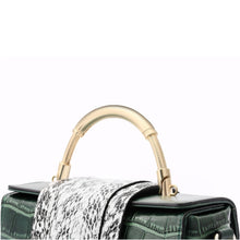 Load image into Gallery viewer, Amethyst AA59 Luxury Crocodile Grain Leather Shoulder bag(two straps)/Tote-Multiple colors