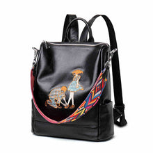 Load image into Gallery viewer, Amethyst M0410 Luxury Leather Single-shoulder bag / Backpack